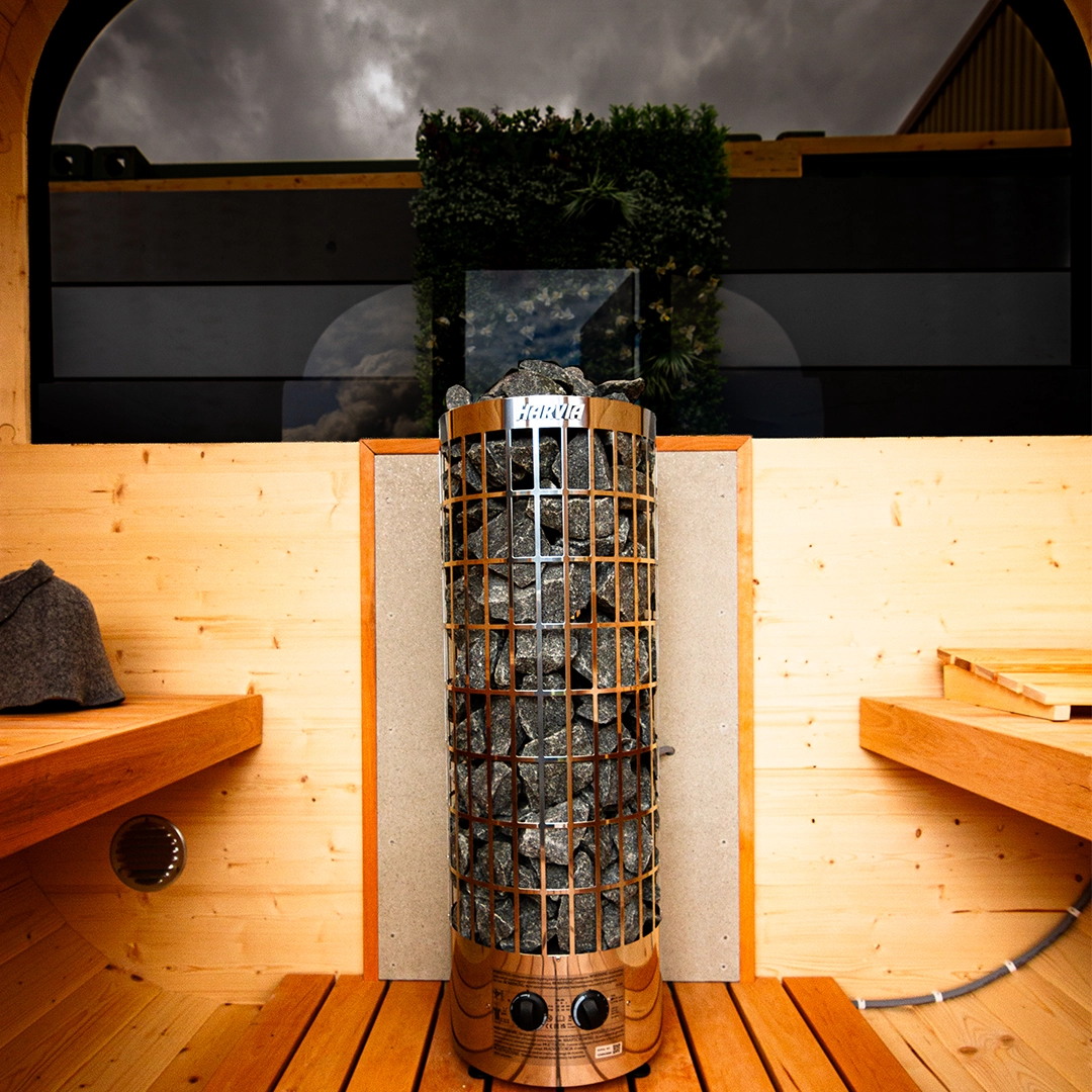 Cube Sauna (1.6m) Saunas features and jets