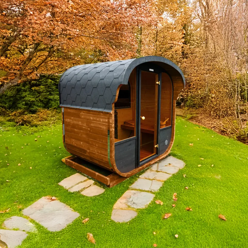 Cube Sauna (1.6m) hot tub LED lighting