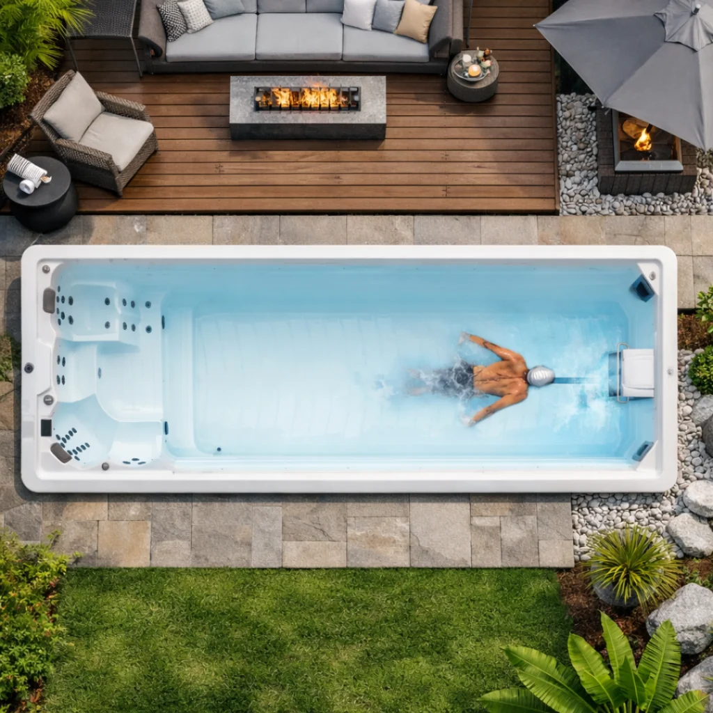 Forever Swim Easy Life 8.0 Swim Spas from Oasis Outdoor Living