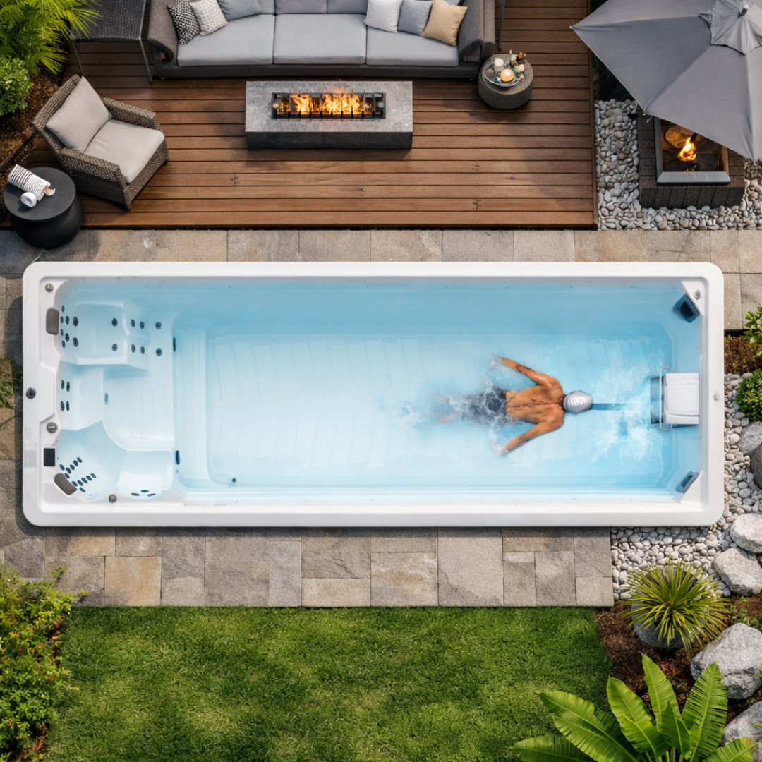 Forever Swim Easy Life 8.0 Swim Spas from Oasis Outdoor Living