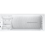 Equinox EQ600 Fun Swim spa in garden setting