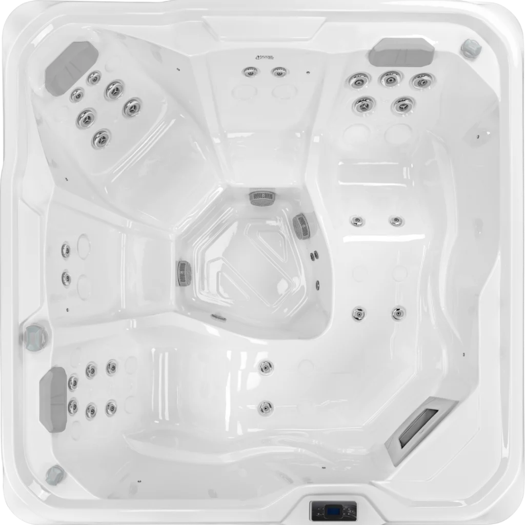 Equinox EQ570 Lite spa in garden setting