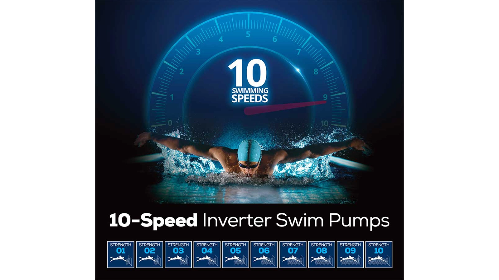 10-speed inverter swimming