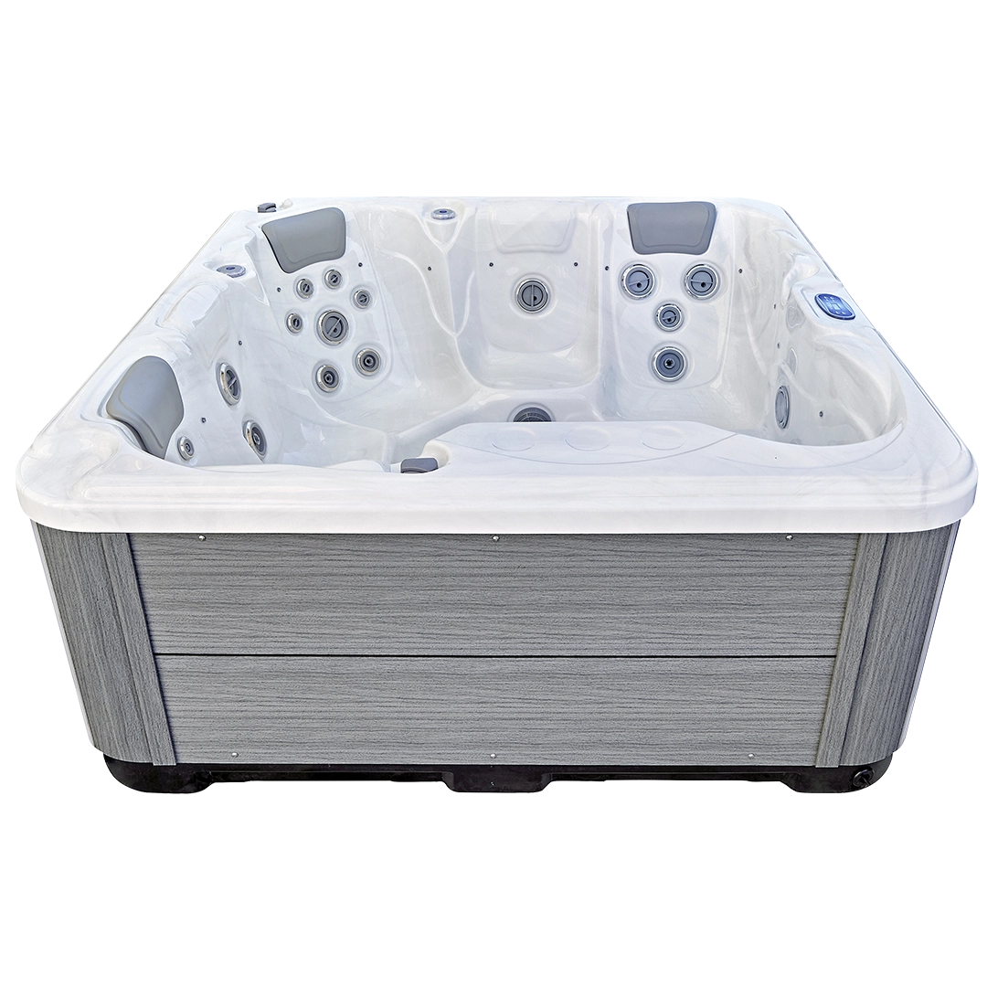 552-DL spa in garden setting