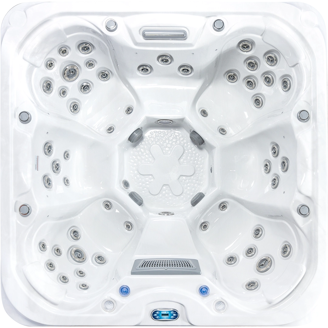 770-S spa in garden setting