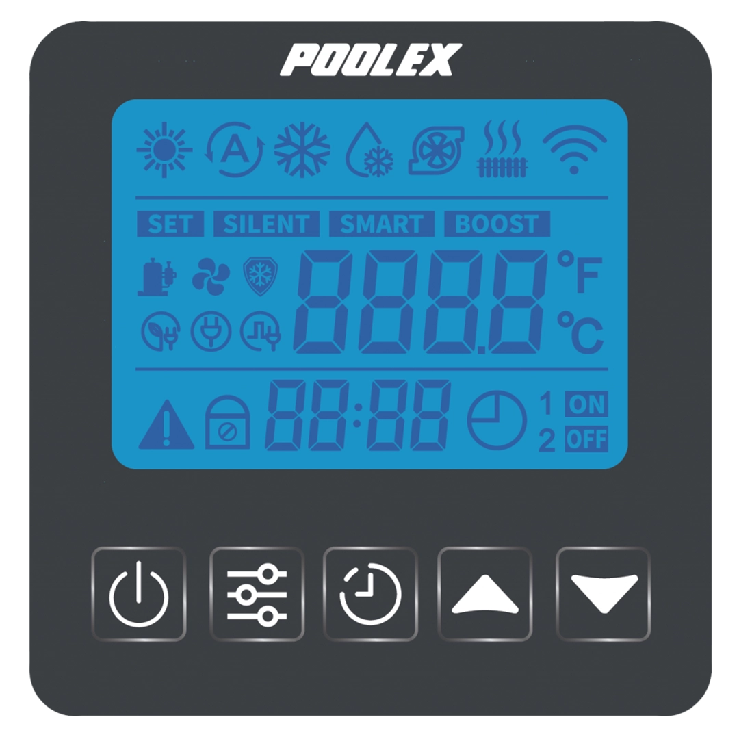 iNHEAT 7Kw SpaLine Heat Pump spa in garden setting