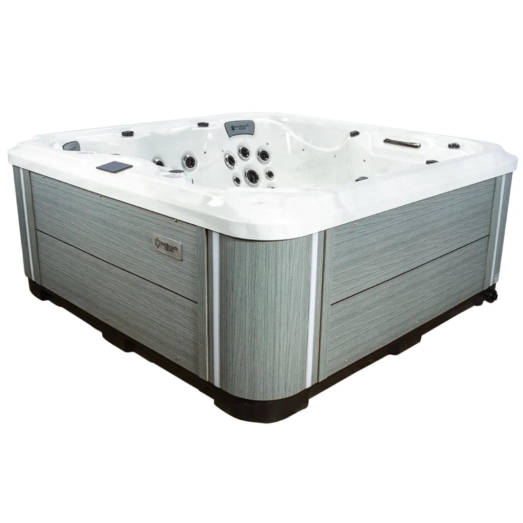 951-L spa in garden setting