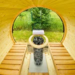 Deluxe Terrace Sauna spa in garden setting