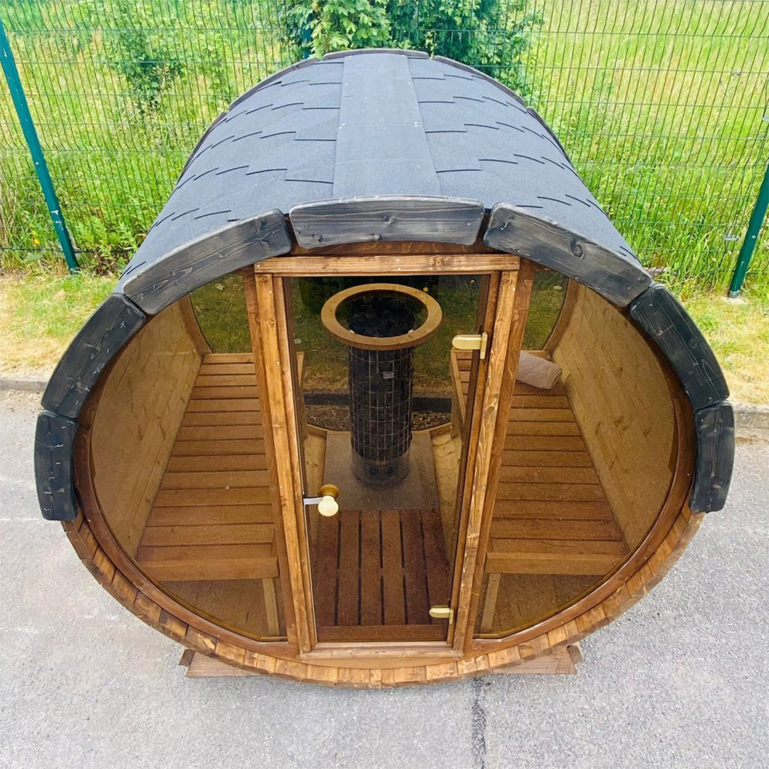 Deluxe Terrace Sauna hot tub LED lighting