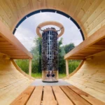 Deluxe Terrace Sauna spa in garden setting