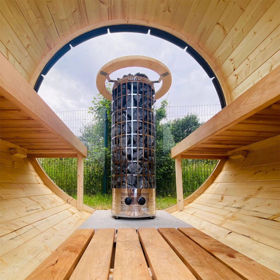 Deluxe Terrace Sauna spa in garden setting