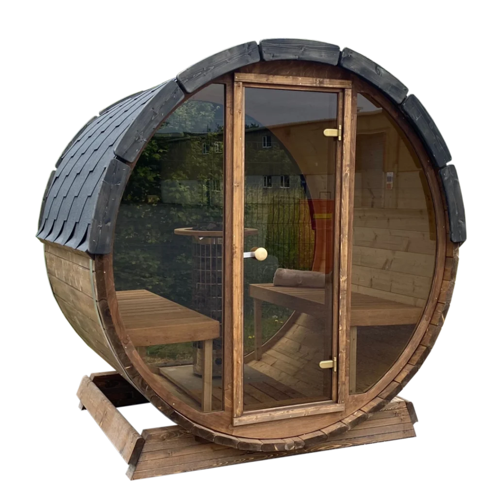 Deluxe Terrace Sauna Saunas interior view