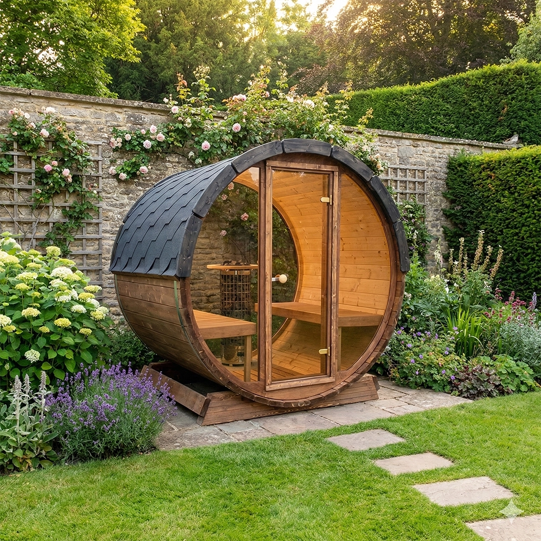 Deluxe Terrace Sauna Saunas from Oasis Outdoor Living