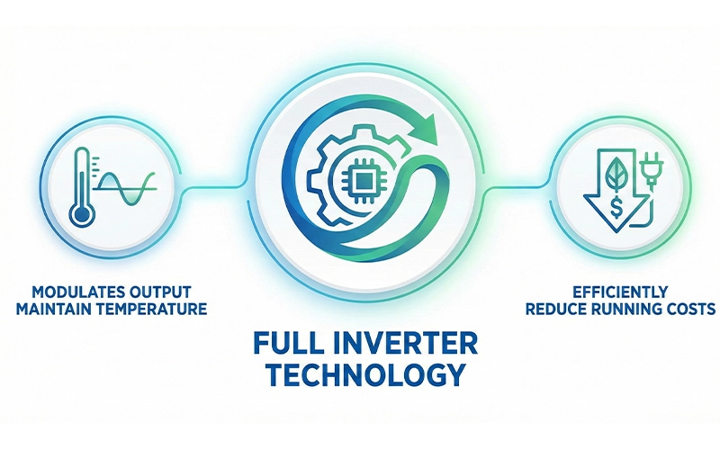 iNHEAT Full Inverter Technology