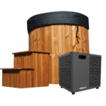 Solo Ice Bath Grey Shell with Chiller hot tub - view 395