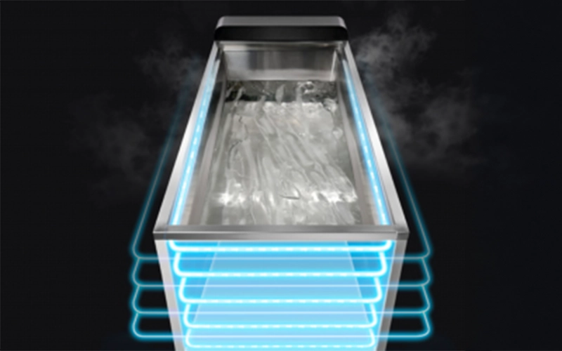 Icefall safe cooling design