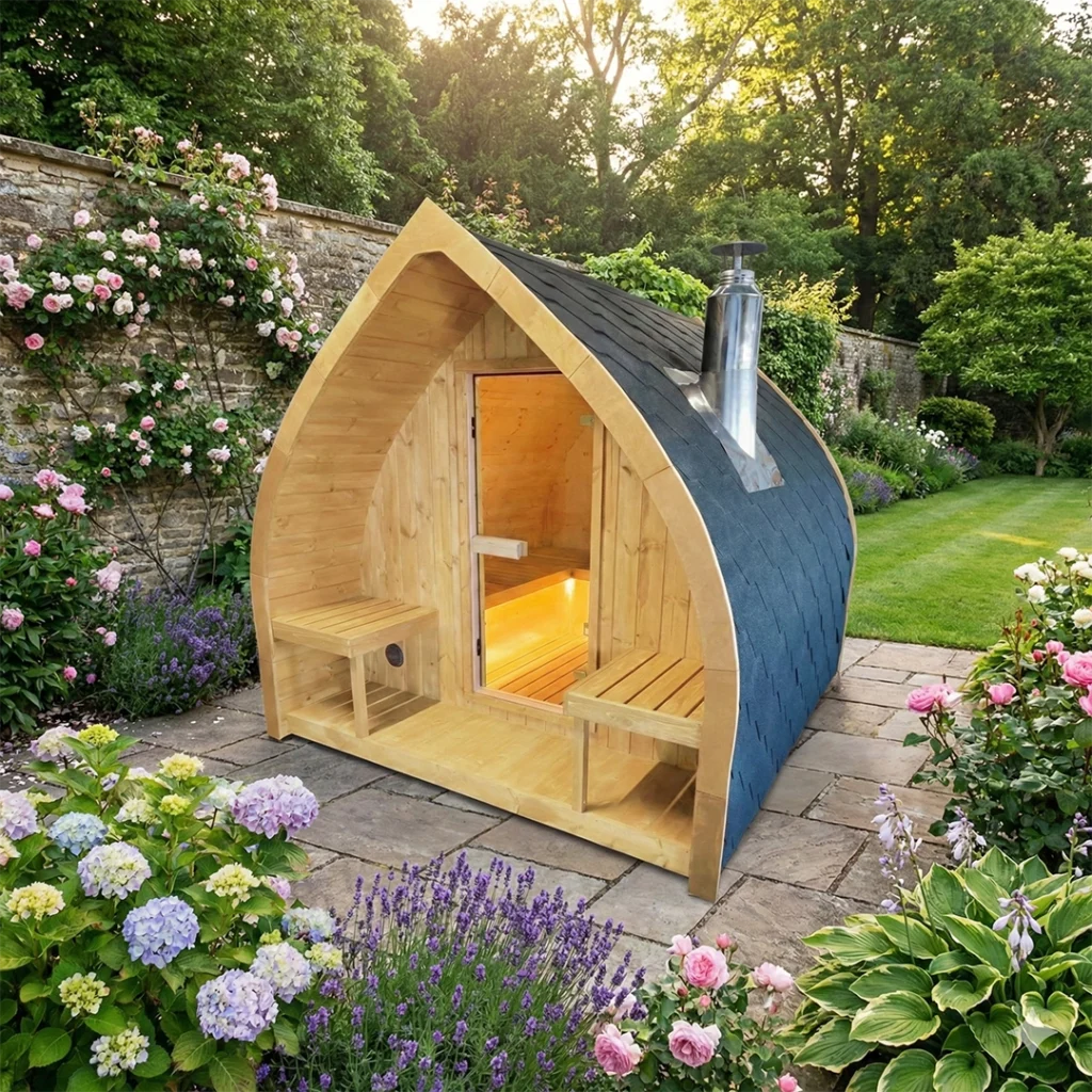 Leaf Sauna Wood Fired Saunas from Oasis Outdoor Living