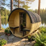 Lux Barrel Sauna (2.5m) Saunas from Oasis Outdoor Living