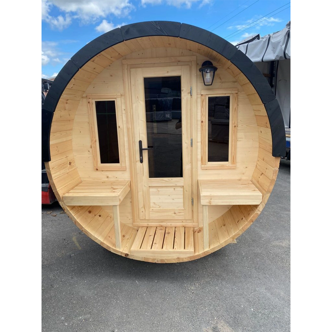 Lux Barrel Sauna (2.5m) Saunas interior view