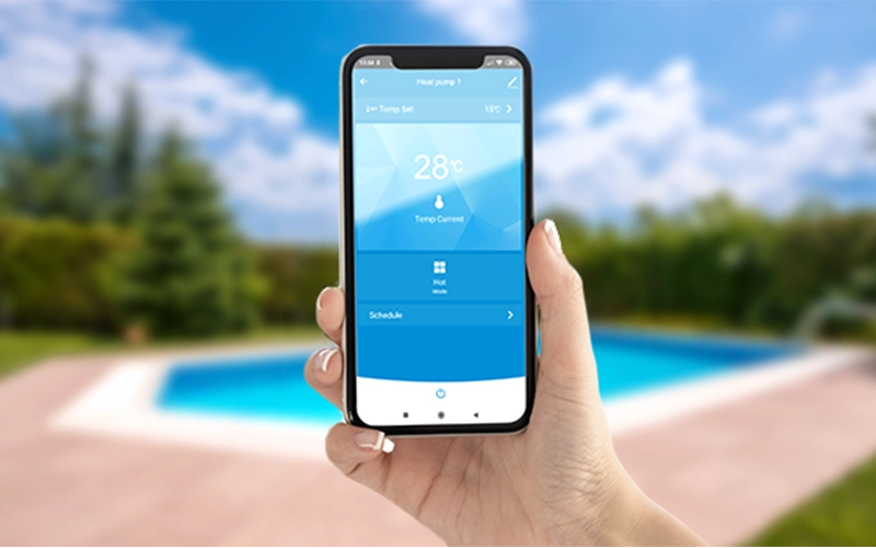 Heat pump WiFi smart control
