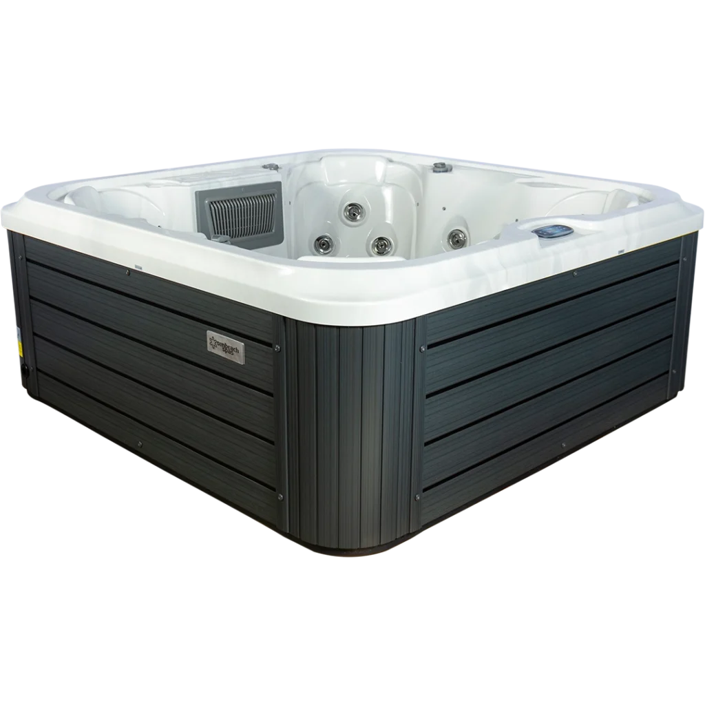 SB354S HSG282 spa in garden setting