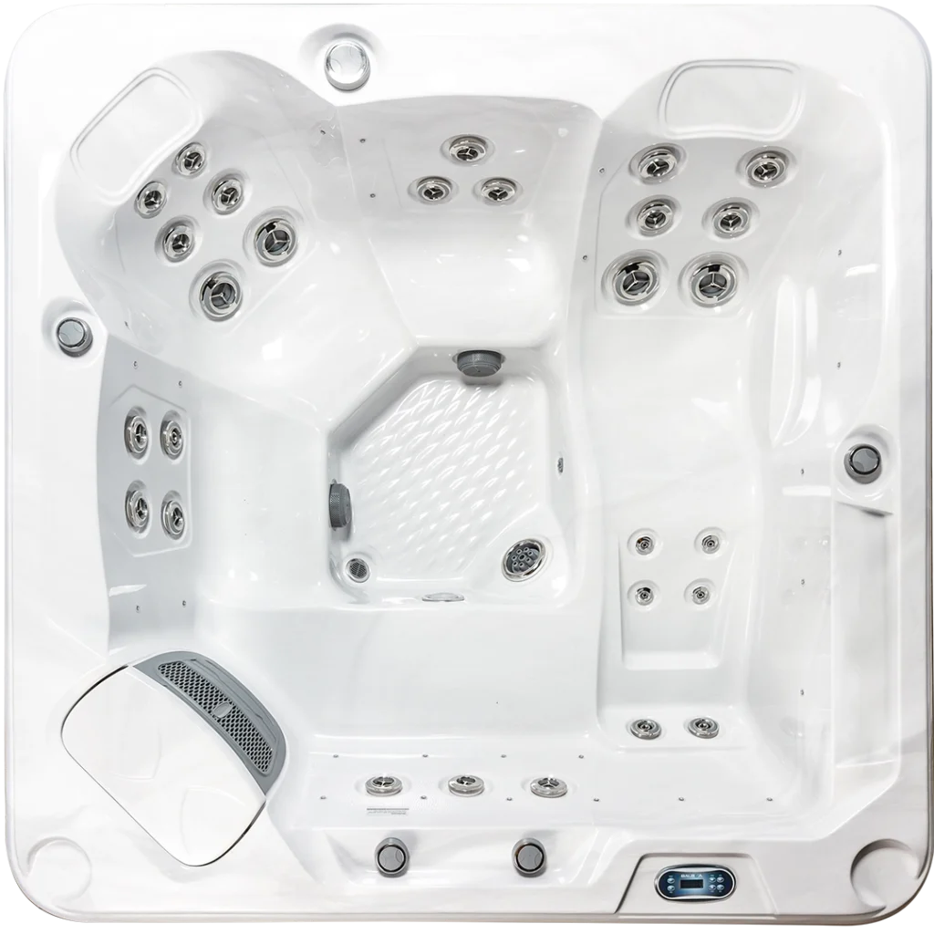 SB645L HSG282 spa in garden setting