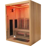 SRA200-A 3–4 Person spa in garden setting