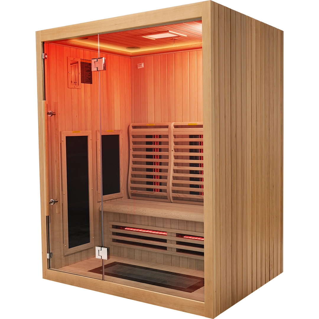 SRA200-A 3–4 Person spa in garden setting