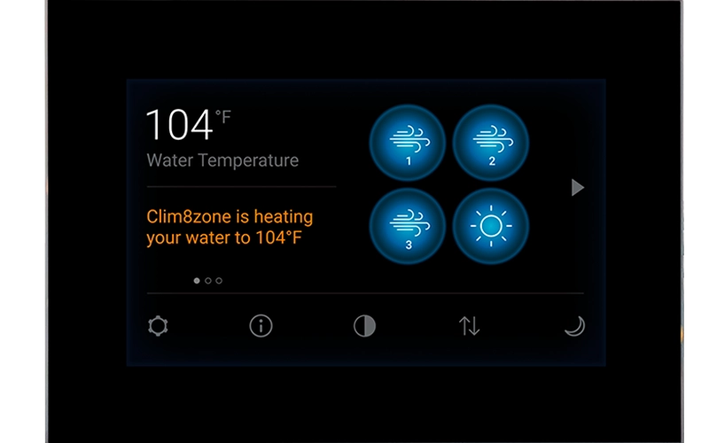 Balboa touchscreen control panel