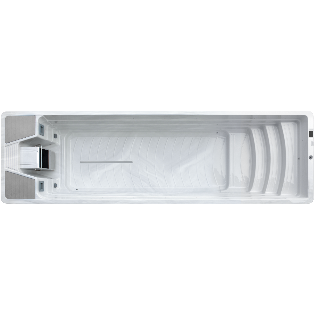 In-Ground Easy Pool 8m spa in garden setting