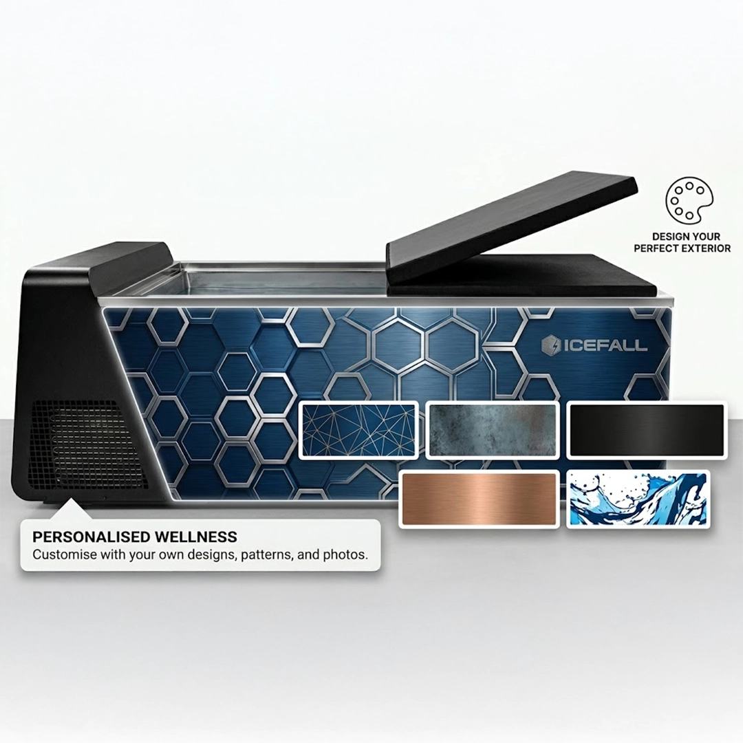 Customisable Ice Bath Side Panels Ice Bath from Oasis Outdoor Living