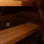 Mirrored Sauna 200cm control panel detail