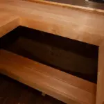 Mirrored Sauna 200cm front view