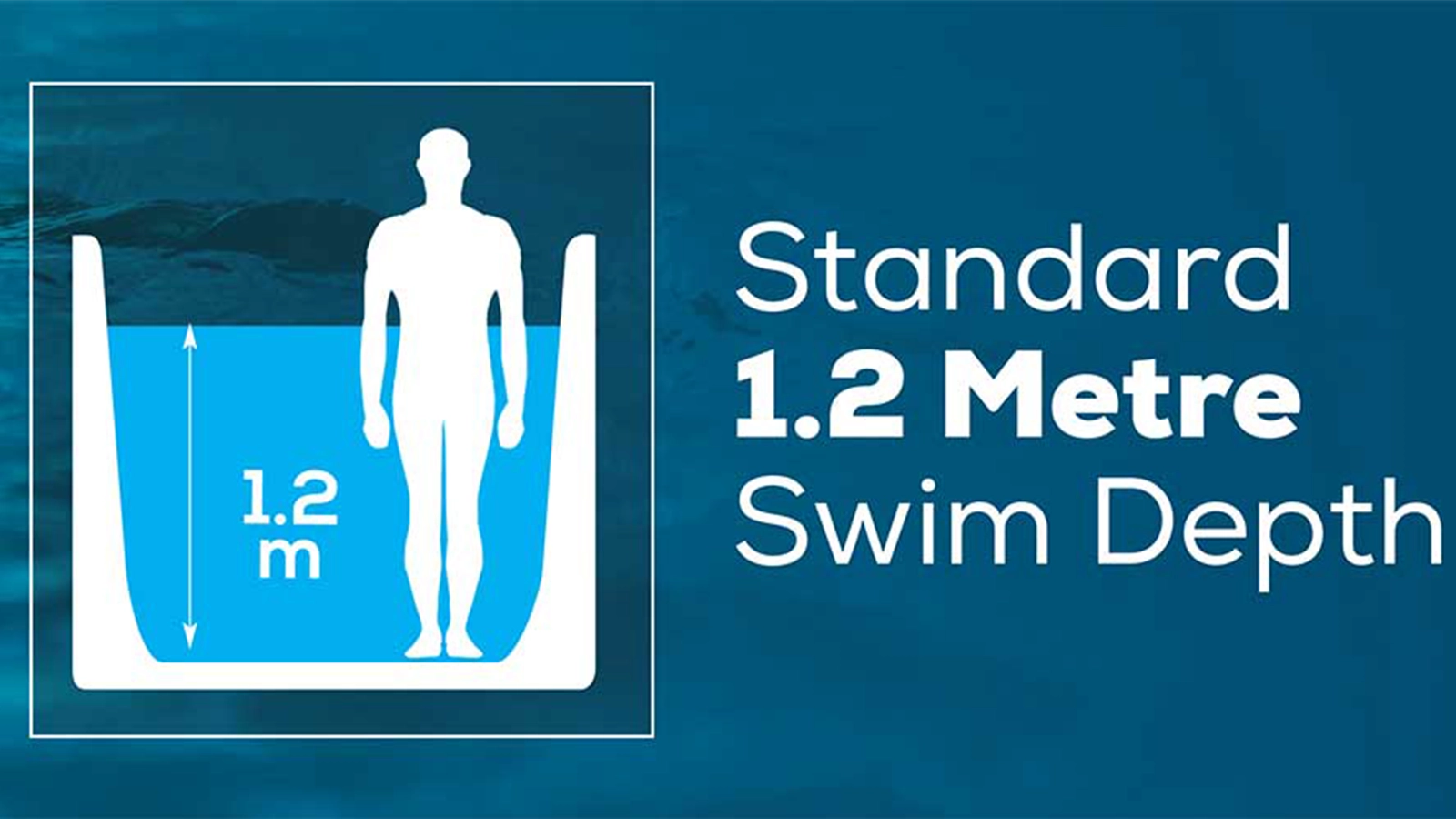 Deep swim pool design