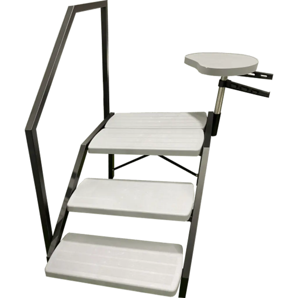 3 Step - Hot Tub Spa Steps With Drinks Table Hot Tub Accessories from Oasis Outdoor Living