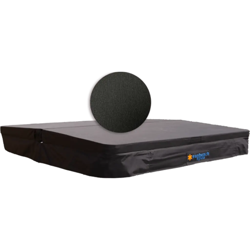 Premium Weathershield Fabric Black Cover Hot Tub Accessories from Oasis Outdoor Living