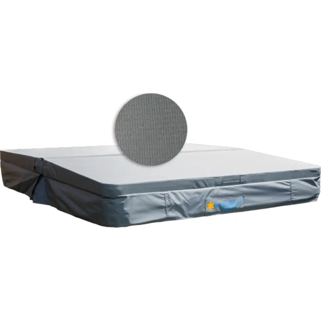 Premium Weathershield Fabric Grey Cover Hot Tub Accessories from Oasis Outdoor Living