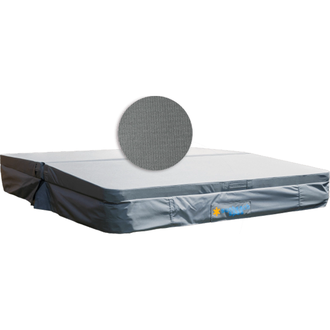 Premium Weathershield Fabric Grey Cover Hot Tub Accessories from Oasis Outdoor Living