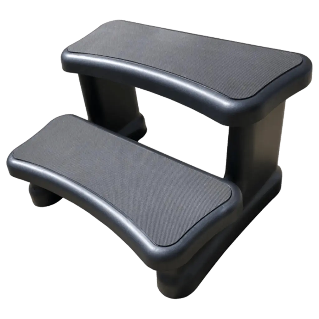 Sunbeach Spas Black Soft Steps Hot Tub Accessories from Oasis Outdoor Living