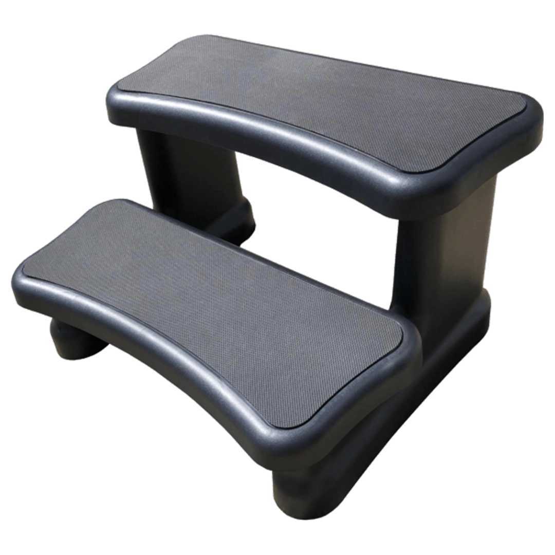 Sunbeach Spas Black Soft Steps Hot Tub Accessories from Oasis Outdoor Living