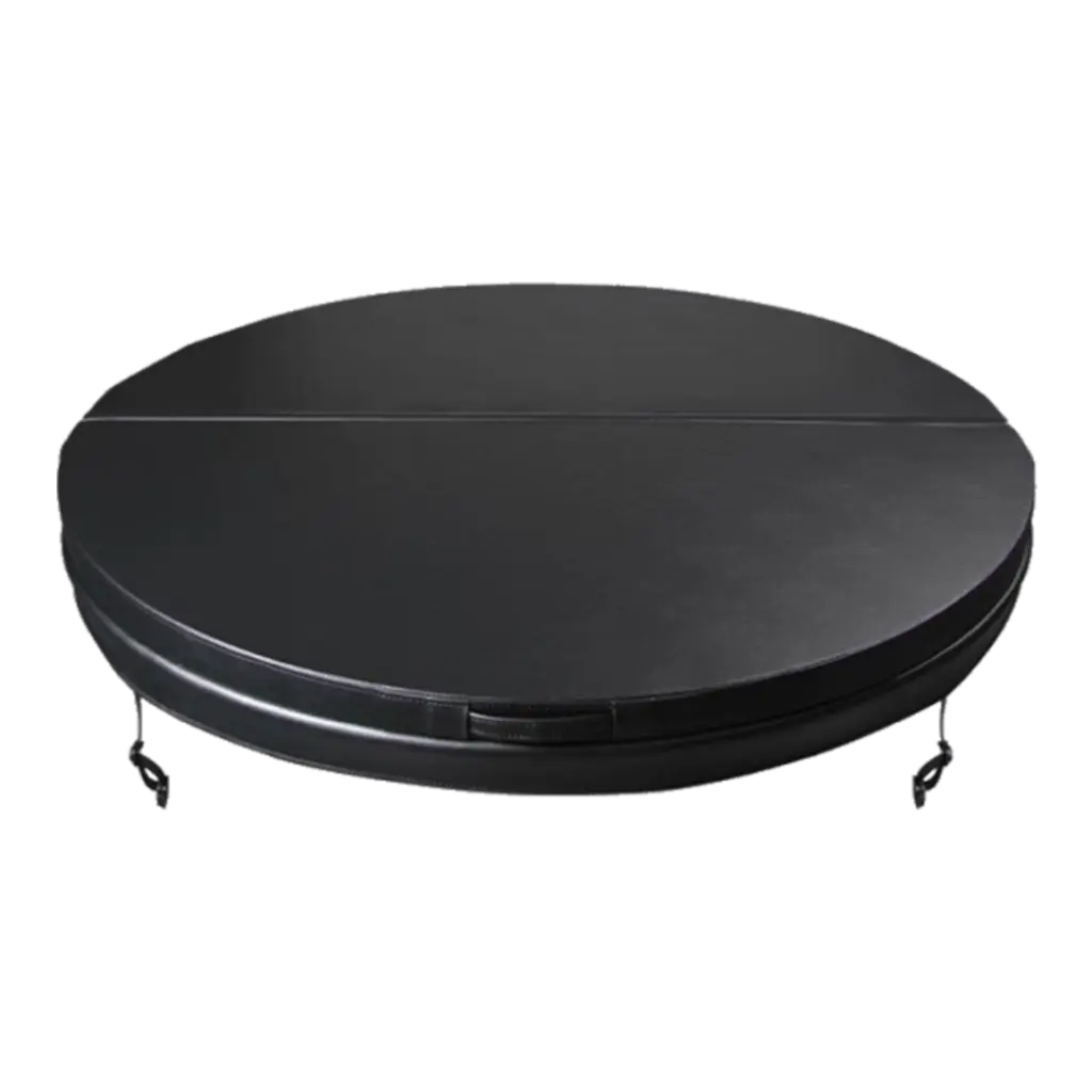Super Strong Black Round Cover Hot Tub Accessories from Oasis Outdoor Living