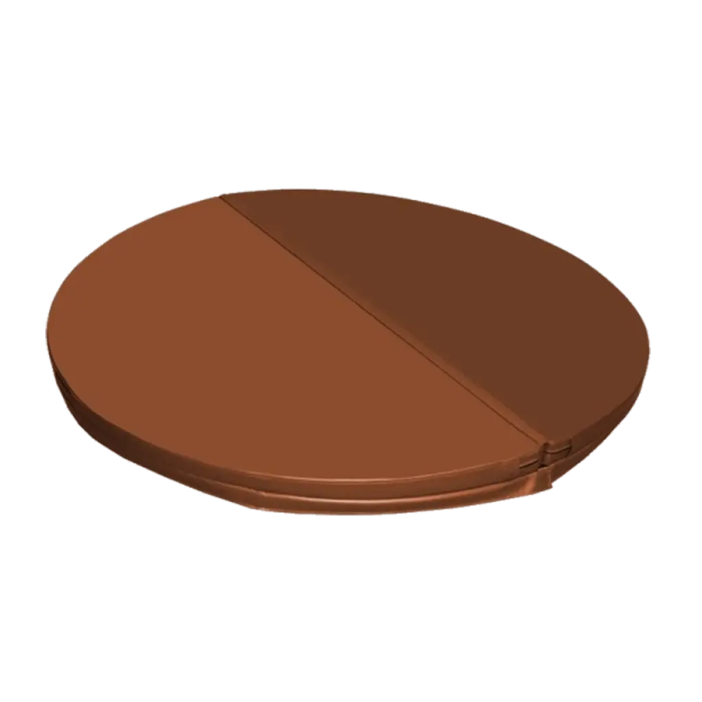 Super Strong Brown Round Cover Hot Tub Accessories from Oasis Outdoor Living