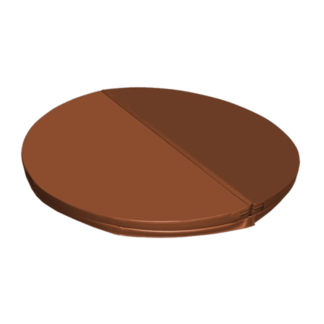 Super Strong Brown Round Cover Hot Tub Accessories from Oasis Outdoor Living