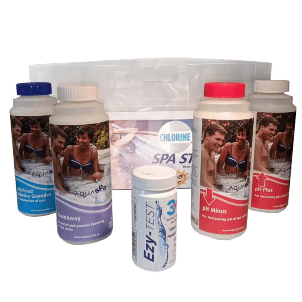 Sunbeach Spas Chlorine Starter Kit Hot Tub Accessories from Oasis Outdoor Living