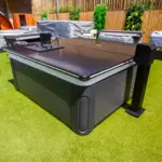 Skylift Pro spa interior with hydrotherapy jets