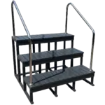 Premium 3 Tier Swim Step hot tub - front view